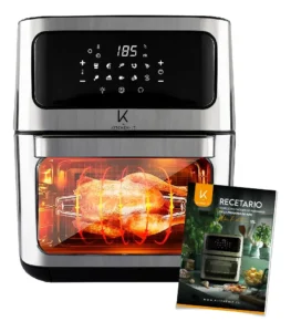 6. Freidora de aire Kitchen it Electrodomesticos Max Edition de 12L color negro
